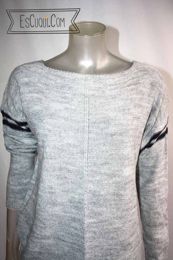 jersey gris largo chica