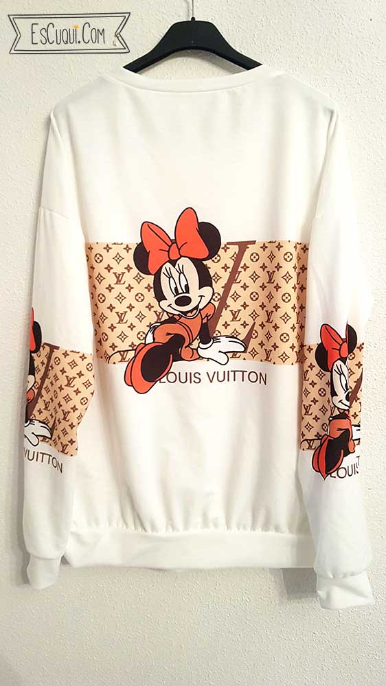 Sudadera Louis Vuitton Minnie Mickey Mouse ⋆ EsCuqui - Ropa bloggers