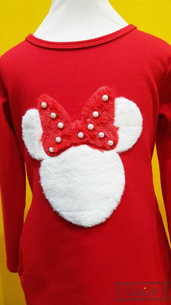 vestido niña minnie mouse algodon