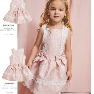vestido vestir niña bebe rosa corto