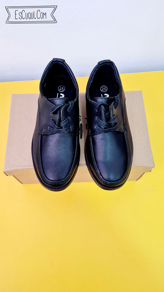 zapatos vestir niño cordones negros