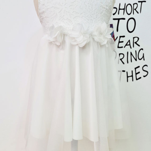 vestido blanco niña ceremonia vestir barato