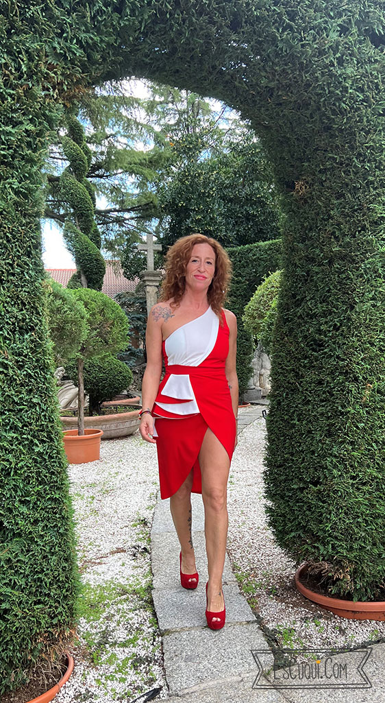 vestido sexy rojo corto fiesta