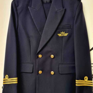 traje comunion clasico marino y dorado almirante