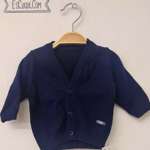 chaqueta bebe azul marino niño