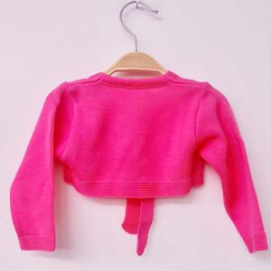 chaqueta corta bebe fucsia 12 meses