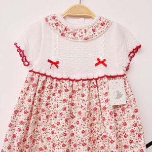 vestido bebe elegante barato flores