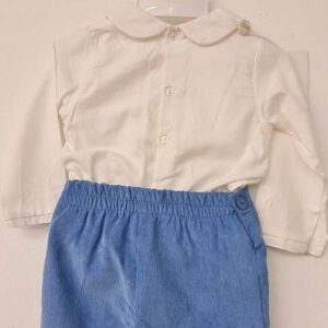 conjunto bebe pantalon corto elegante